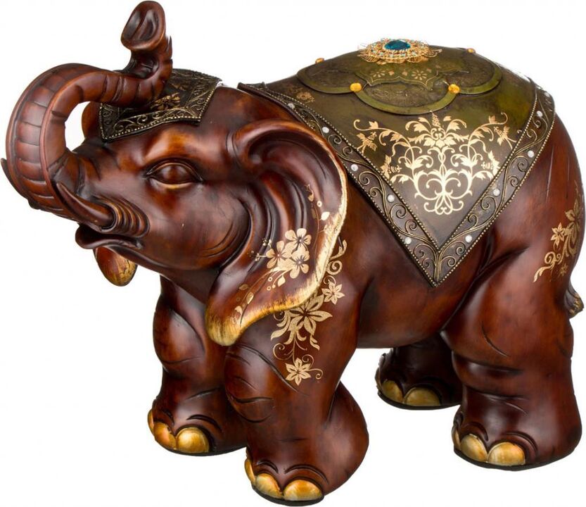 figurinë e elefantit si një amuletë e fatit të mirë